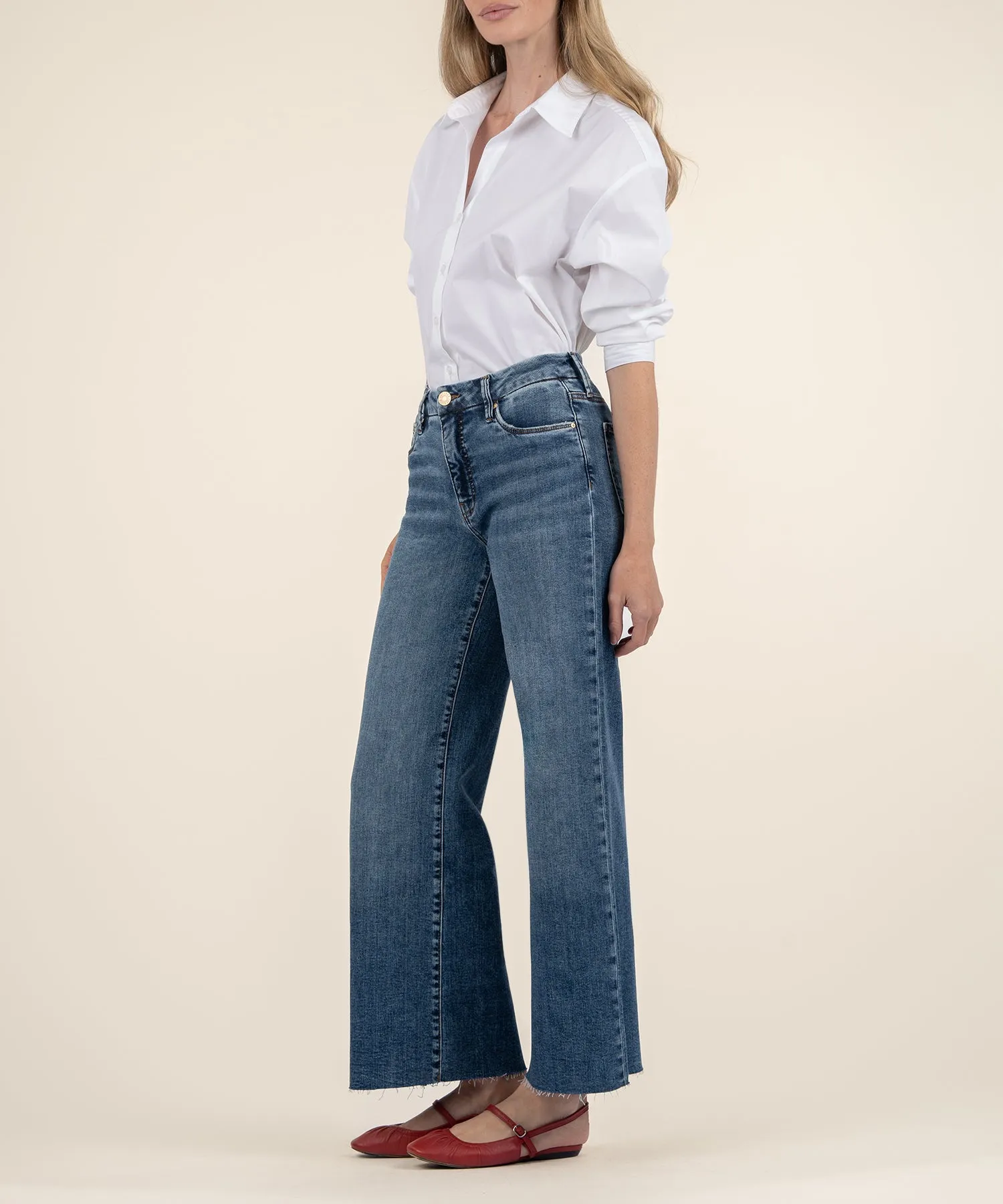 Meg High Rise Wide Leg, Long