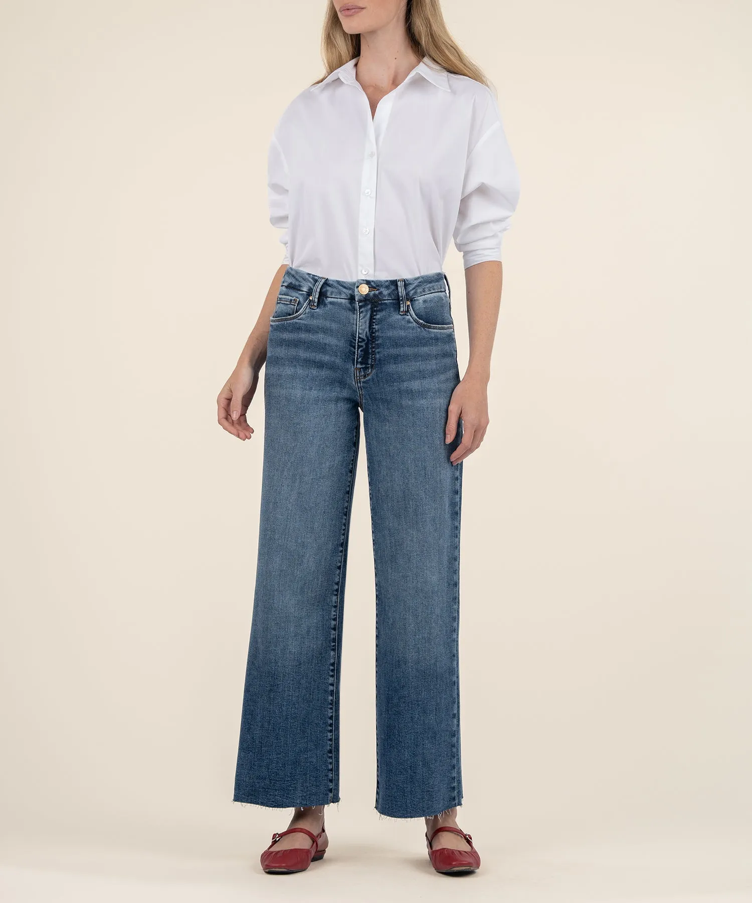 Meg High Rise Wide Leg, Long