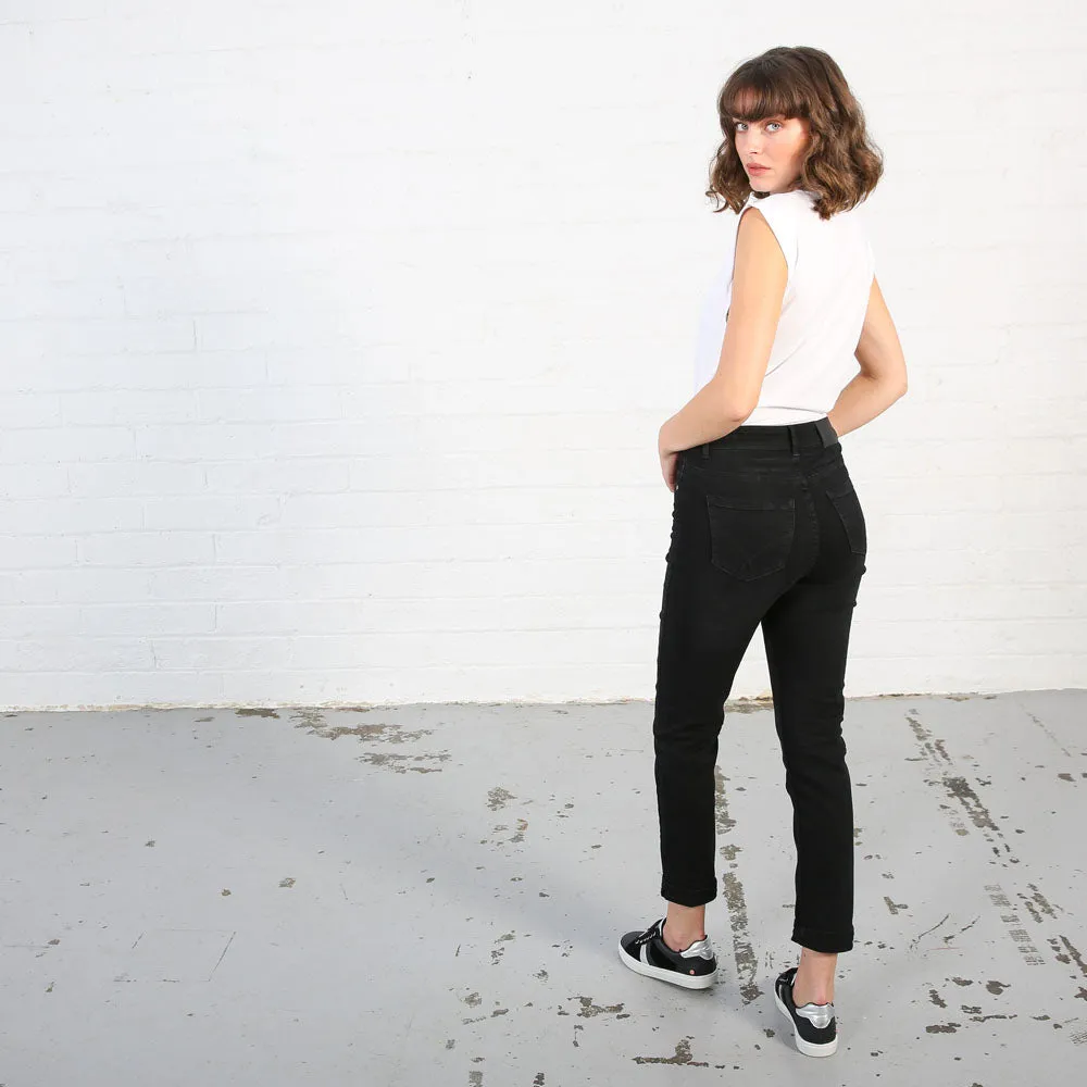 Meg Mom Jeans | Regular Leg (Vintage Black)