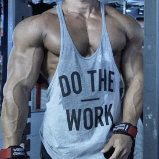 Men's Bodybuilding Cotton Stringer Tank Tops