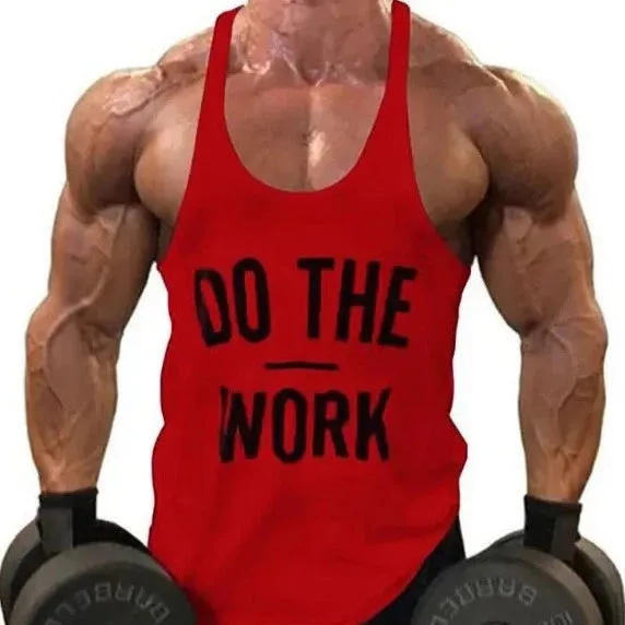 Men's Bodybuilding Cotton Stringer Tank Tops