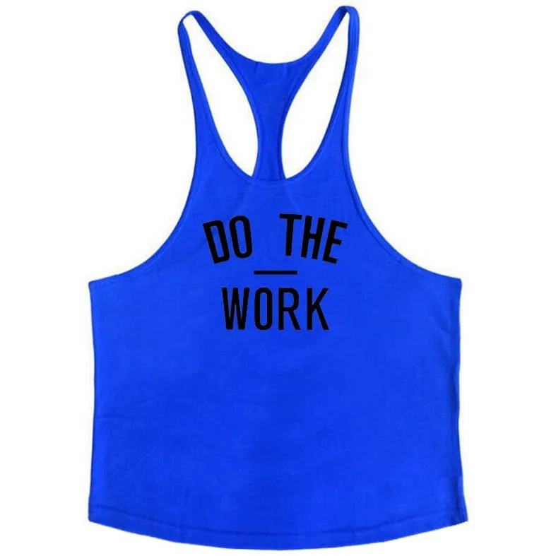 Men's Bodybuilding Cotton Stringer Tank Tops