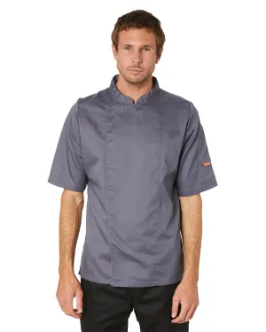Mesh Air Pro SS Chefs Jacket - Grey