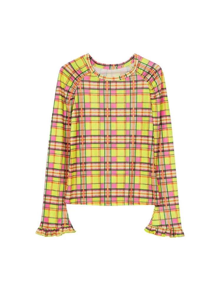 Mesh long sleeve shirt【s0000008332】