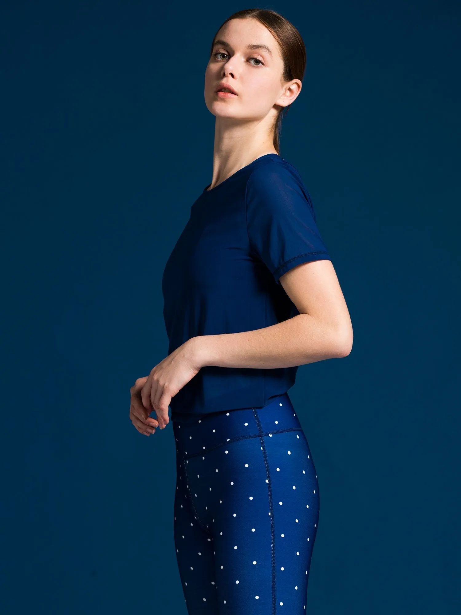 MESH TWIST TEE, ATLANTIC MESH