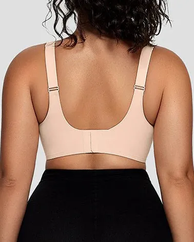 Mesh V-Neck Comfort Shaping Bra