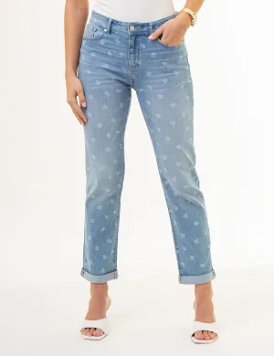MID RISE BOYFRIEND JEANS
