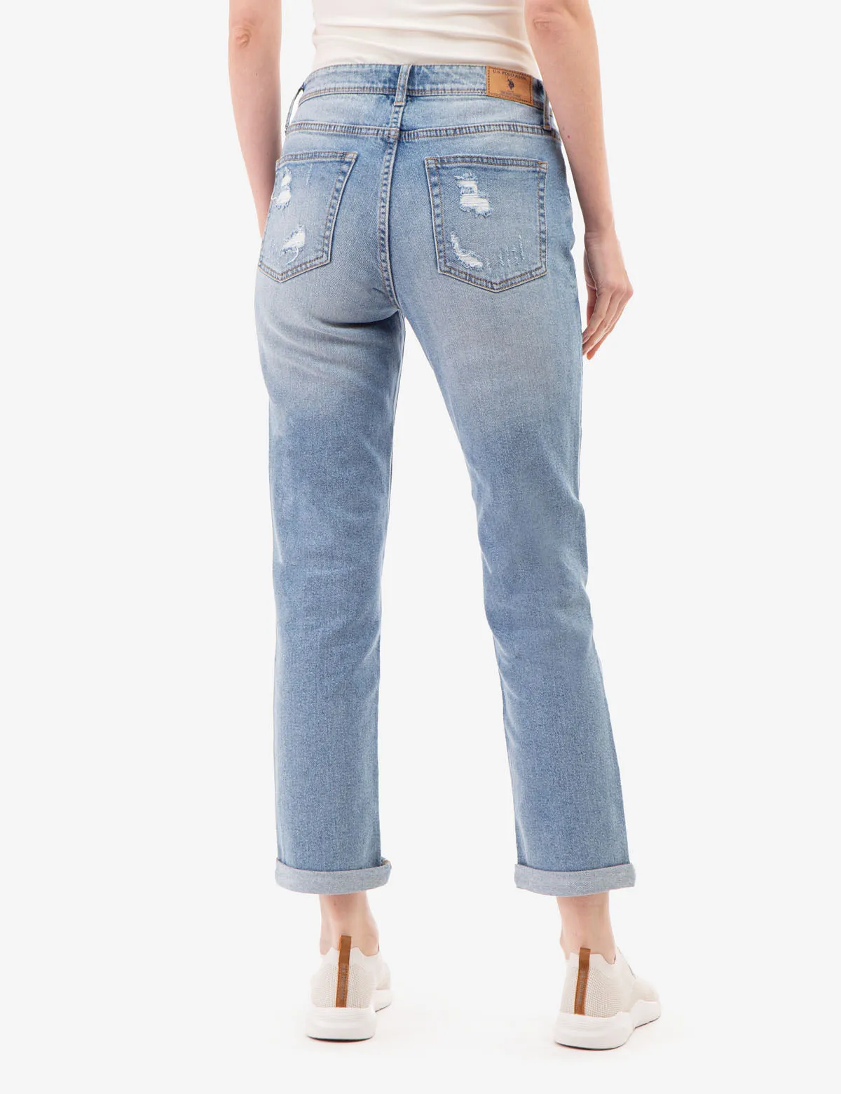 MID RISE BOYFRIEND JEANS