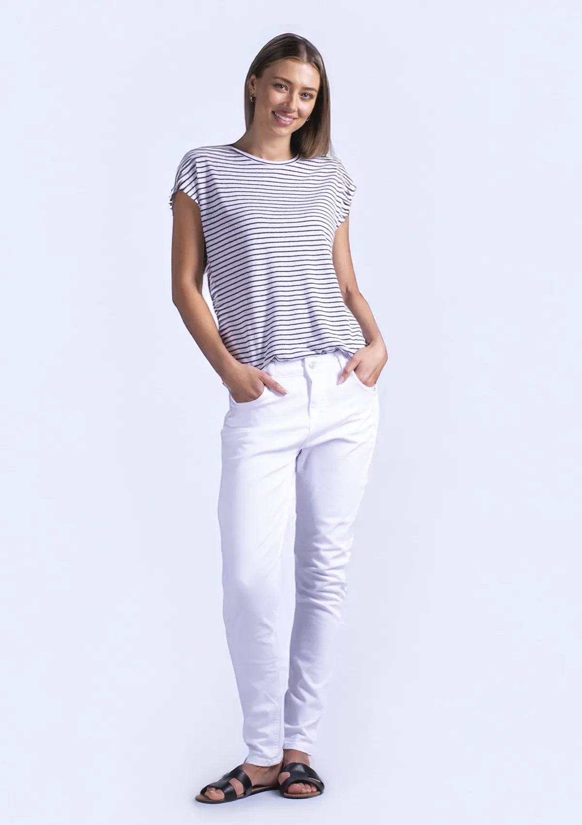 Mika White Boyfriend Jean