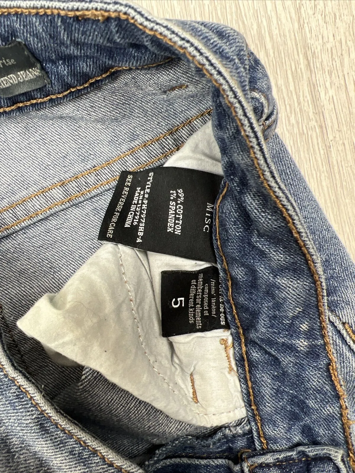 Misc USA Womens High Rise Boyfriend Jeans Size 5