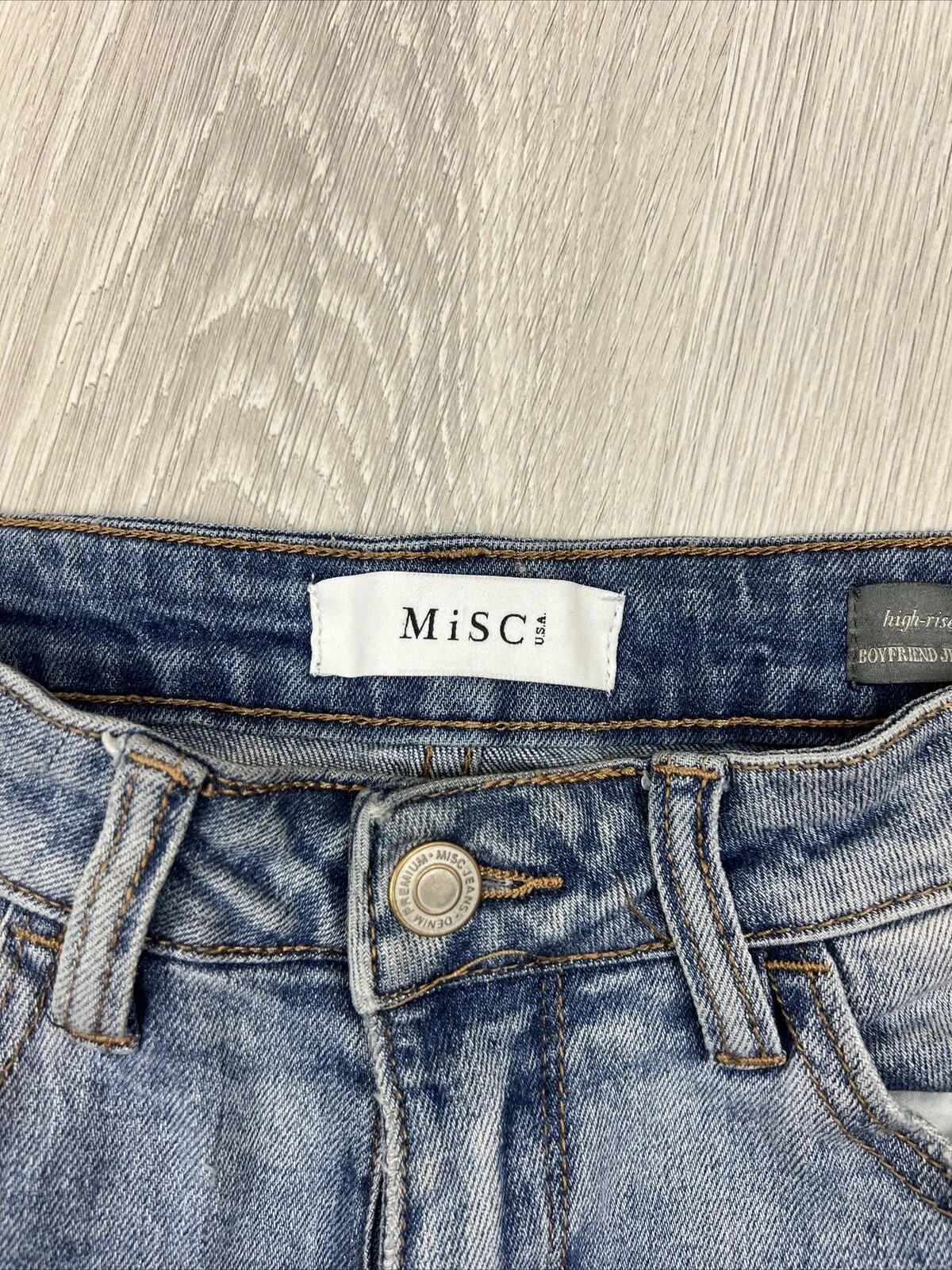 Misc USA Womens High Rise Boyfriend Jeans Size 5