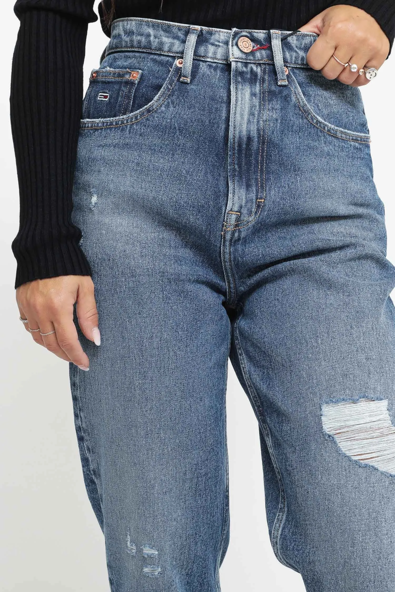 Mom Jean Uhr Tprd - Denim Medium