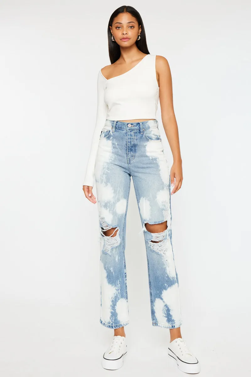 Moon High Rise 90's Boyfriend Jeans
