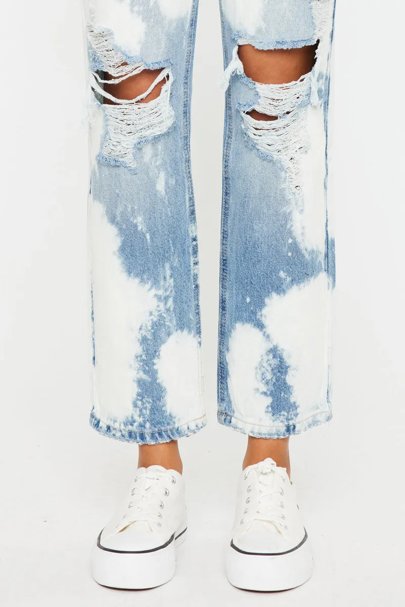 Moon High Rise 90's Boyfriend Jeans