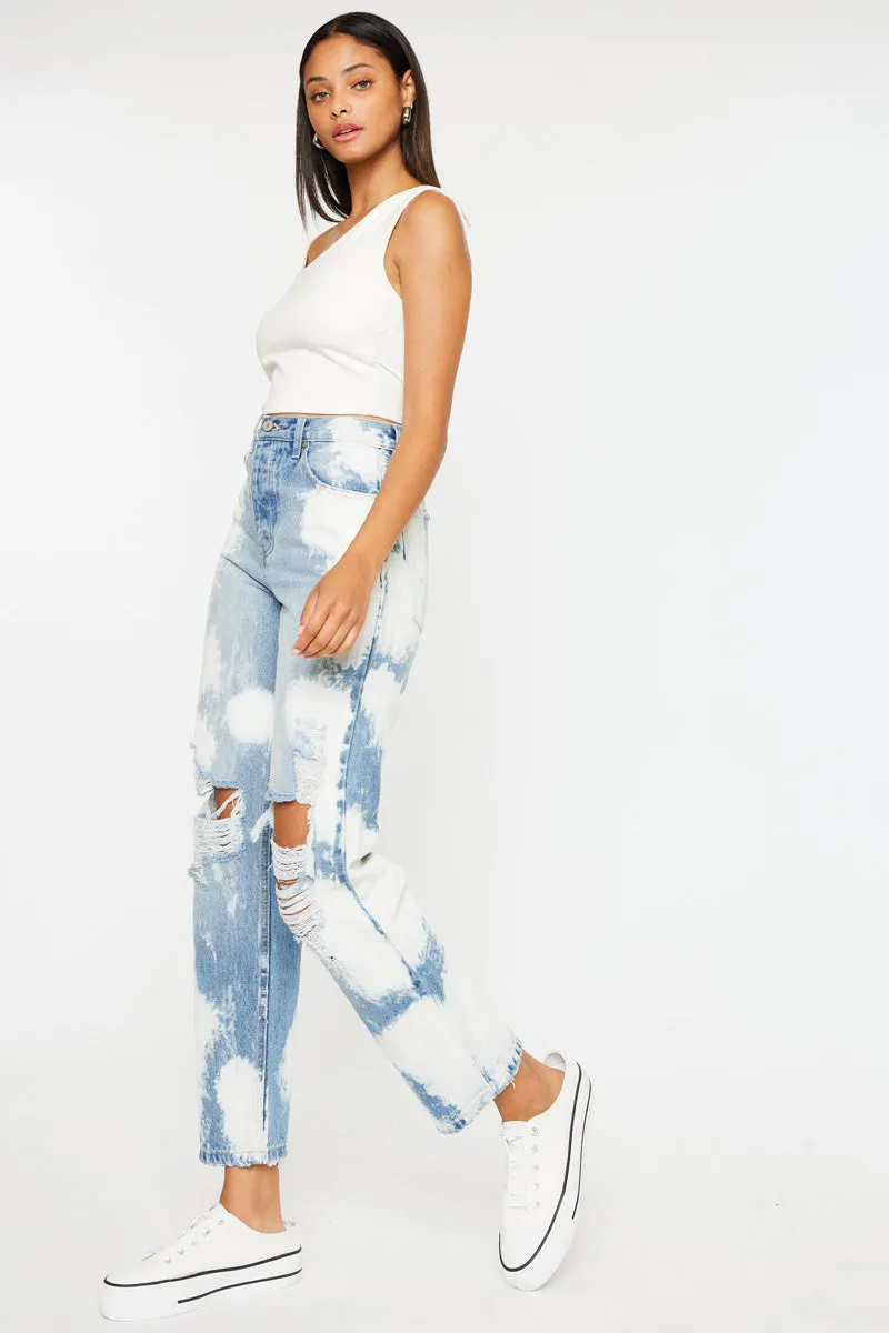 Moon High Rise 90's Boyfriend Jeans