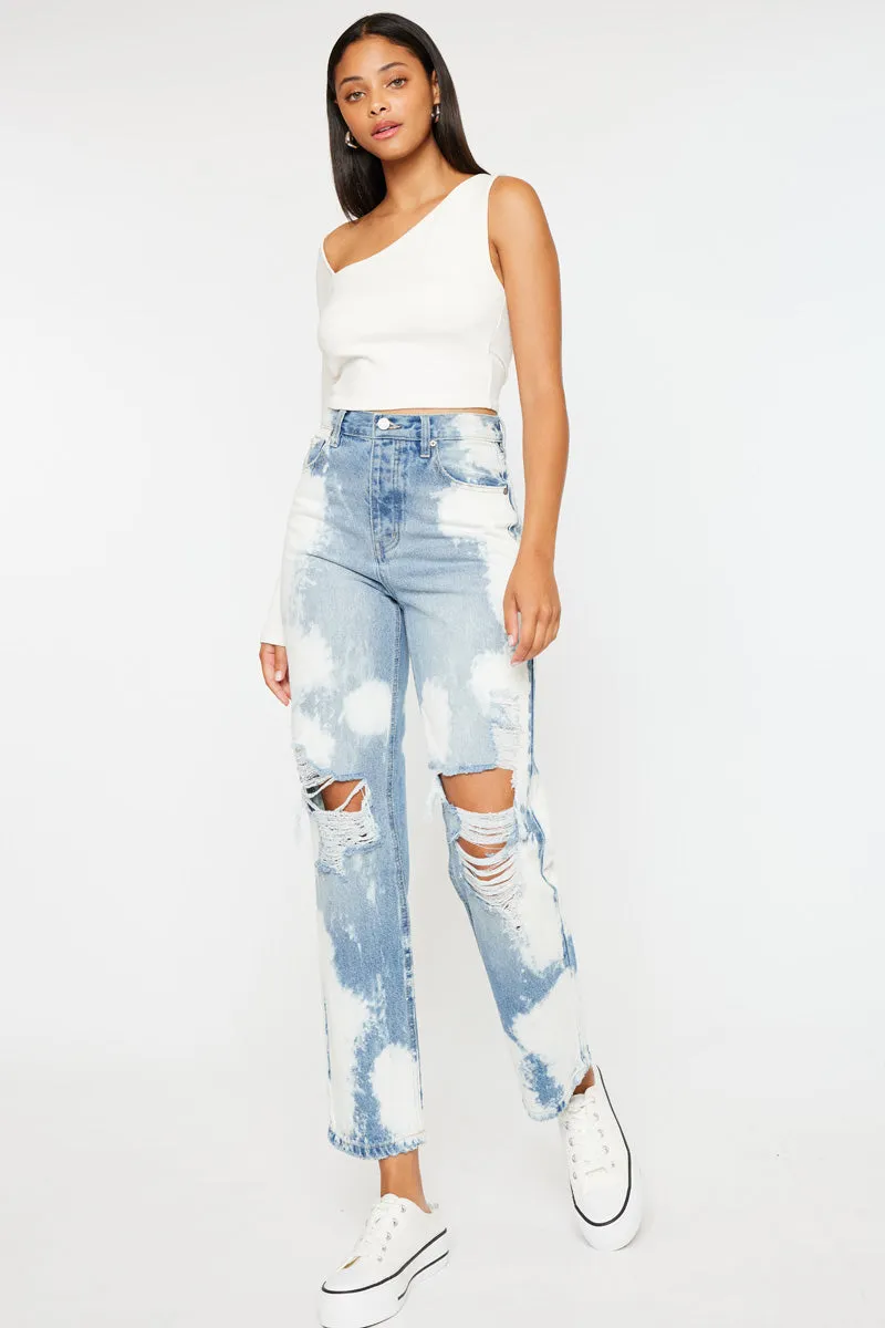Moon High Rise 90's Boyfriend Jeans