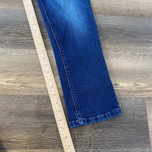 Mott &amp; Bow Jeans Women 28 Dark Wash Boyfriend Classic Minimalist Capsule