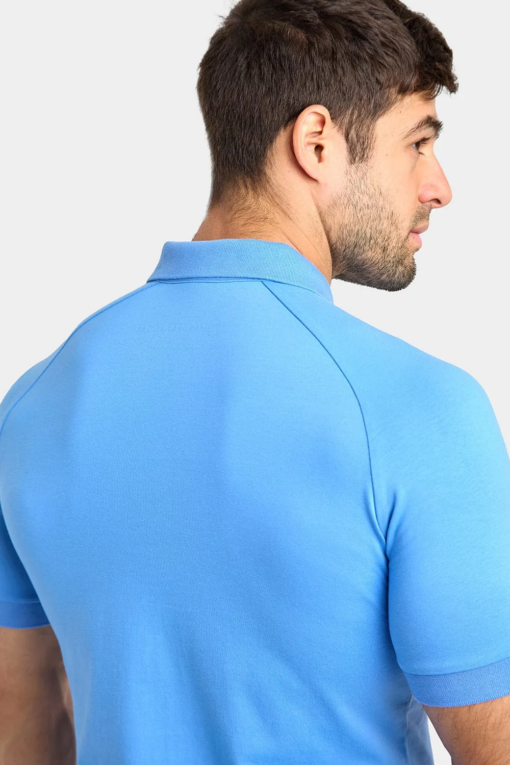Muscle Fit Polo Shirt in Cornflower