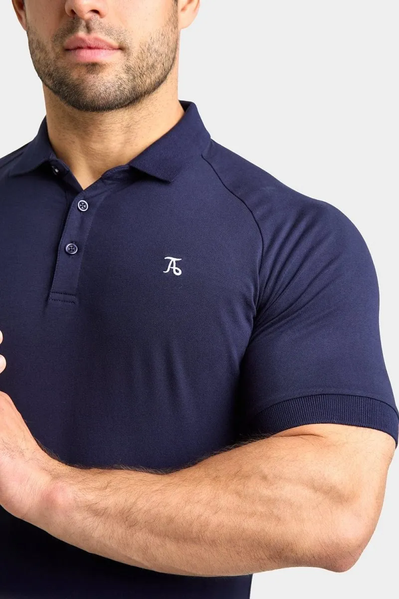 Muscle Fit Polo Shirt in True Navy