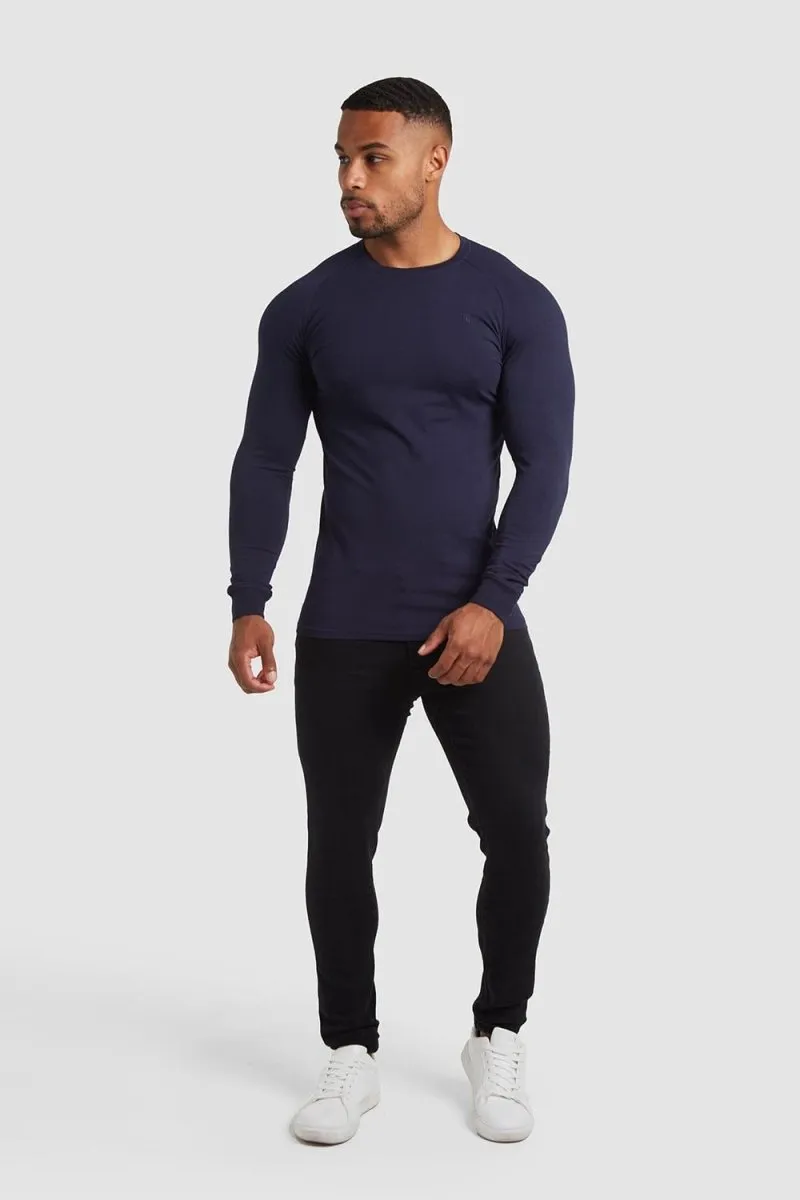 Muscle Fit T-Shirt in Navy