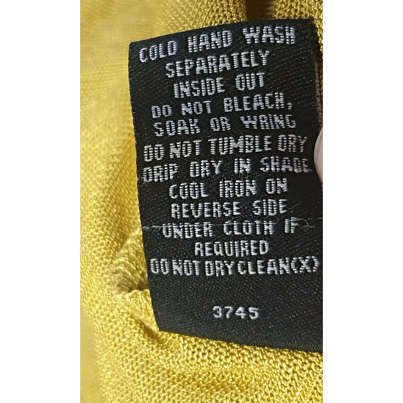 Mustard cardigan with front button and ribbon detail size L (best fits 16)