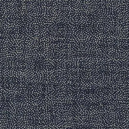 Nara Homespun - Japanese Indigo Linen Look Cotton - Small Spot
