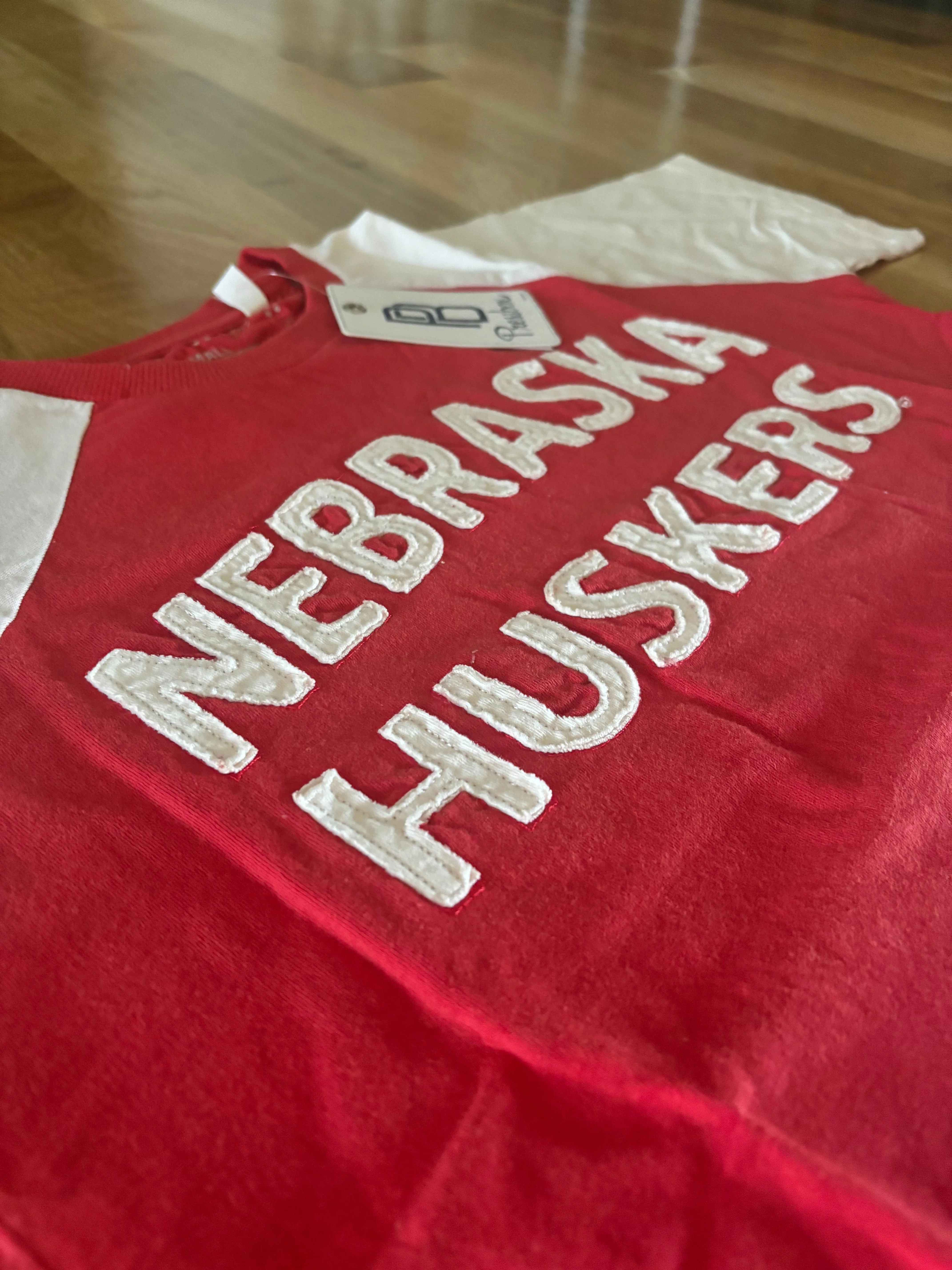 Nebraska Raglan Jersey Tee