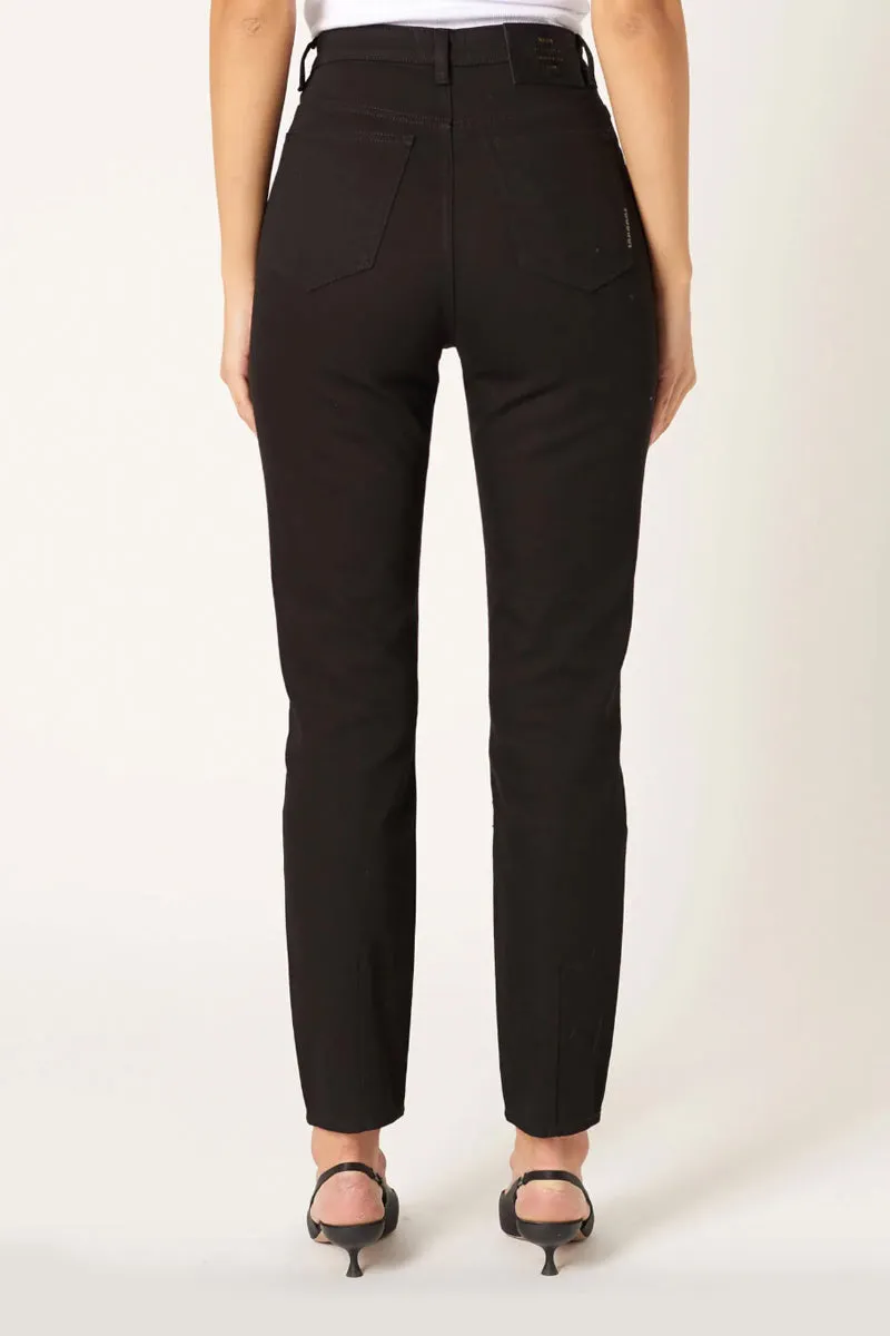 Neuw - Lola Mom Jean, Stay Black 30" Length