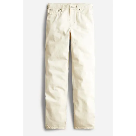 NWT J.Crew Slouchy Boyfriend Jean In Ecru Size 25