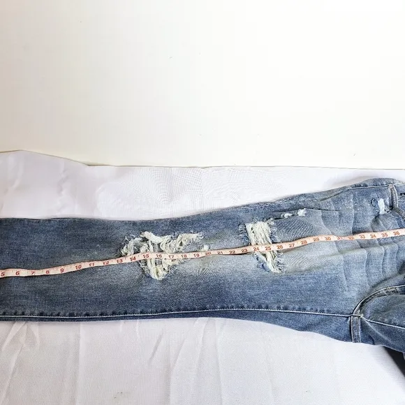 NWT Judy Blue brand&quot;The Totally Distressed Out&quot;Plus-size Boyfriend fit jeans 22W