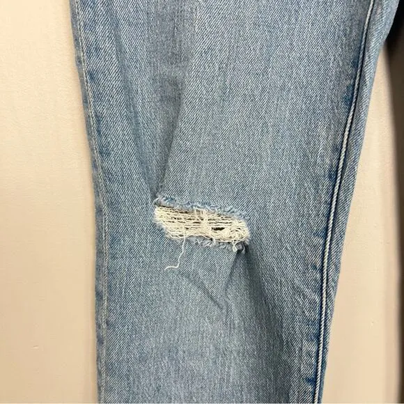 NWT Madewell The Perfect Vintage Jean Light Wash Blue sz 27 Distressed High Rise