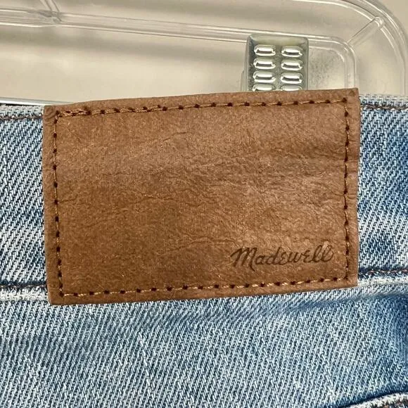 NWT Madewell The Perfect Vintage Jean Light Wash Blue sz 27 Distressed High Rise