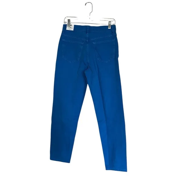 NWT MNG DENIM MOM JEANS COTTON BLUE STRAIGHT LEG