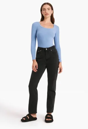 Organic Rib LS Scoop Tee Reef