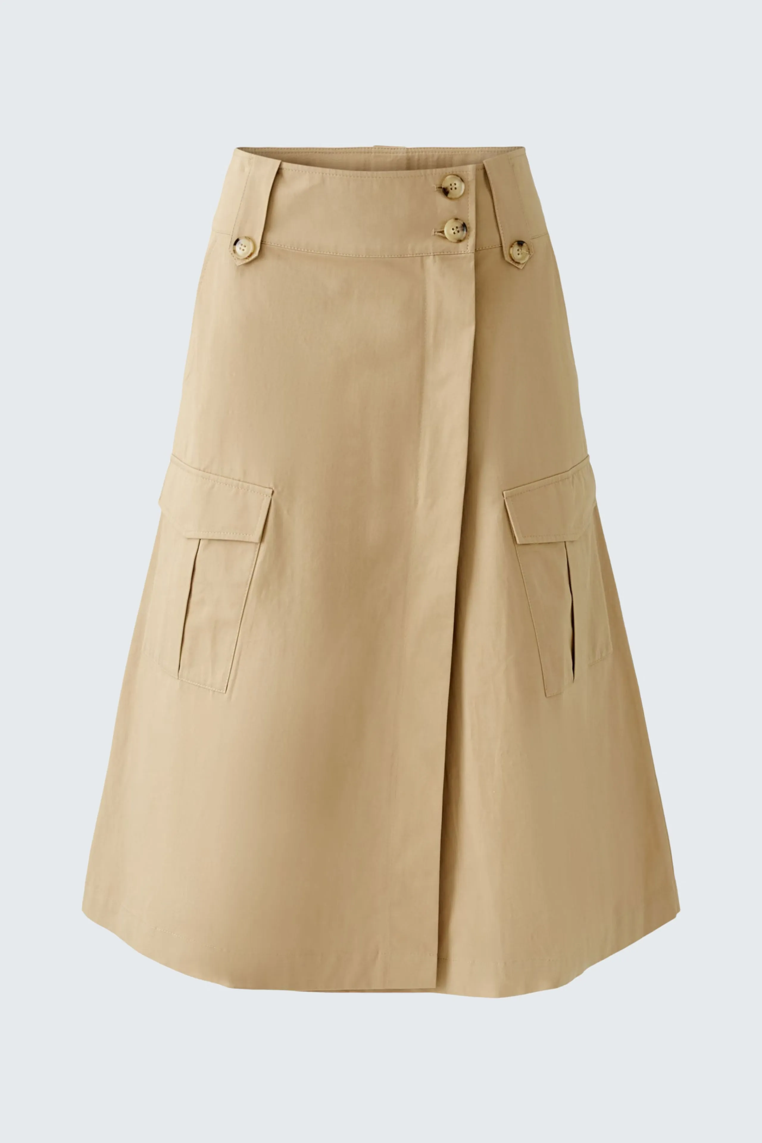 Oui Utility Style Patch Pocket Midi Skirt