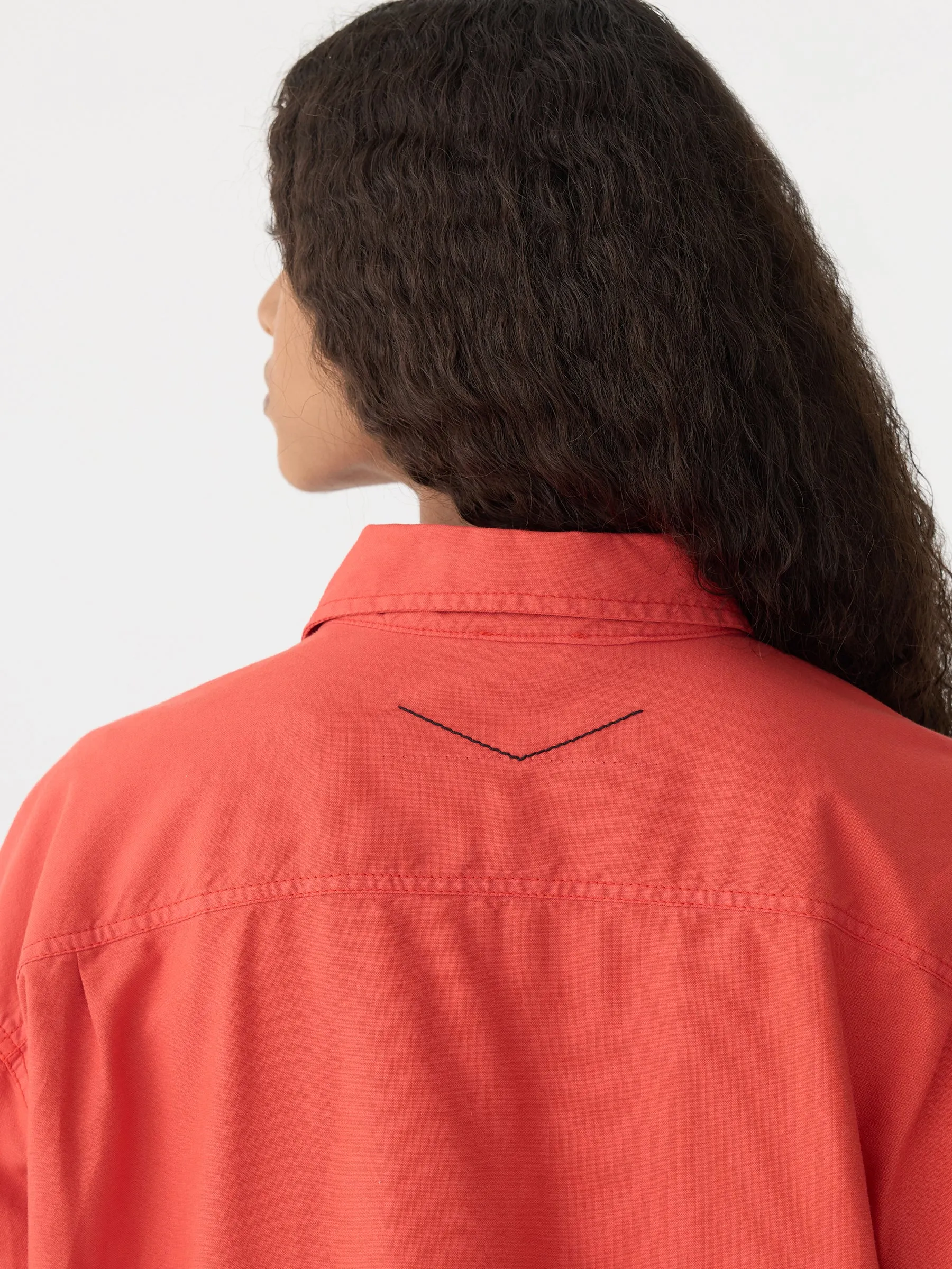 Oversized Pinpoint Shirt