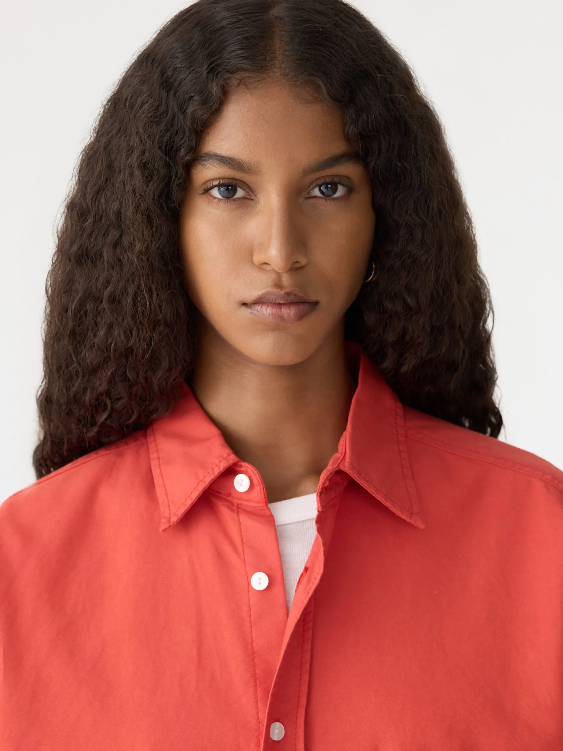 Oversized Pinpoint Shirt