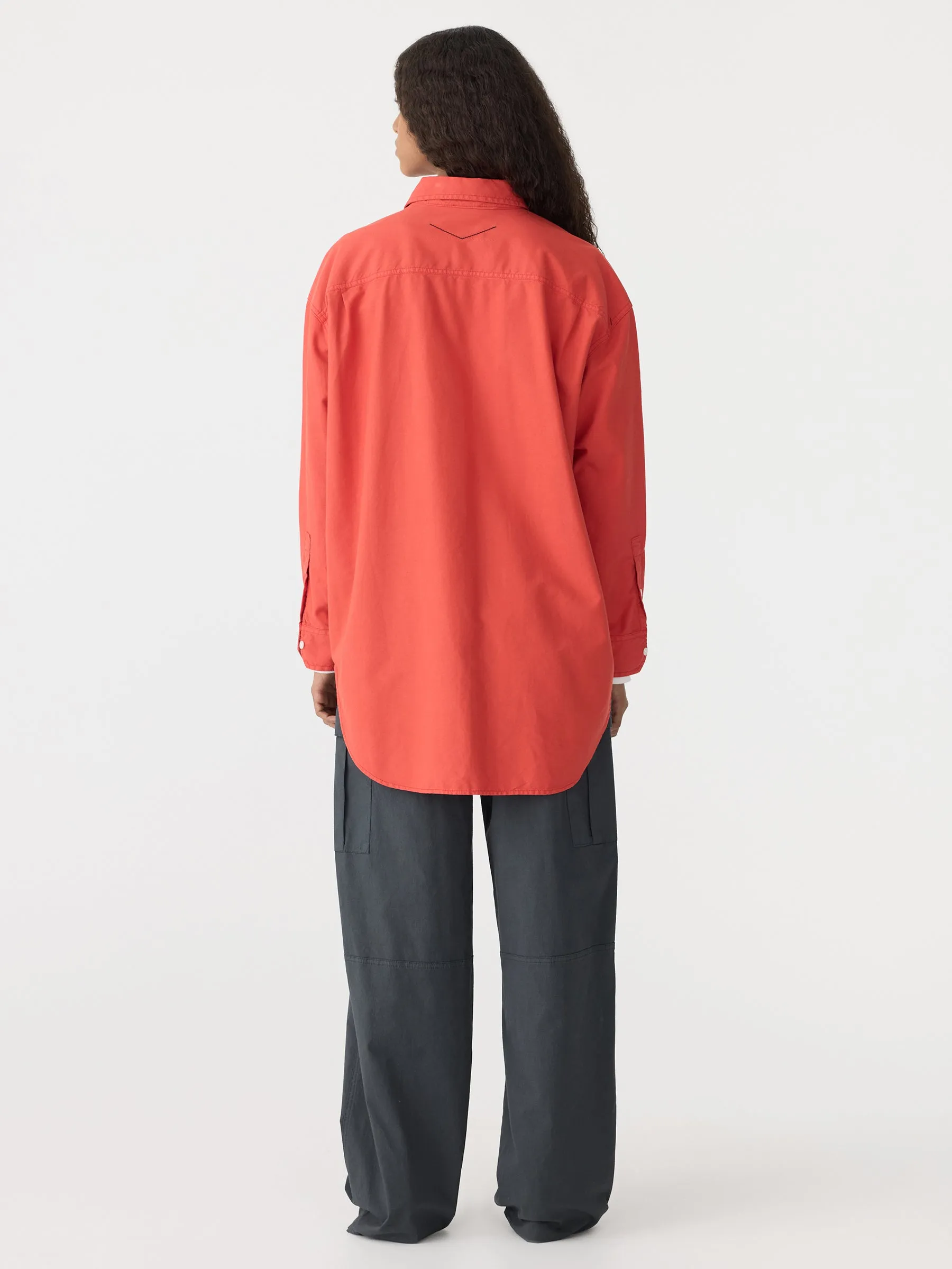 Oversized Pinpoint Shirt