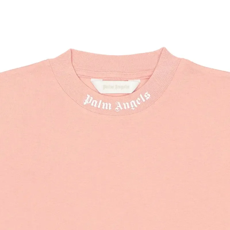 Palm Angels Pale Pink Cotton T-shirt