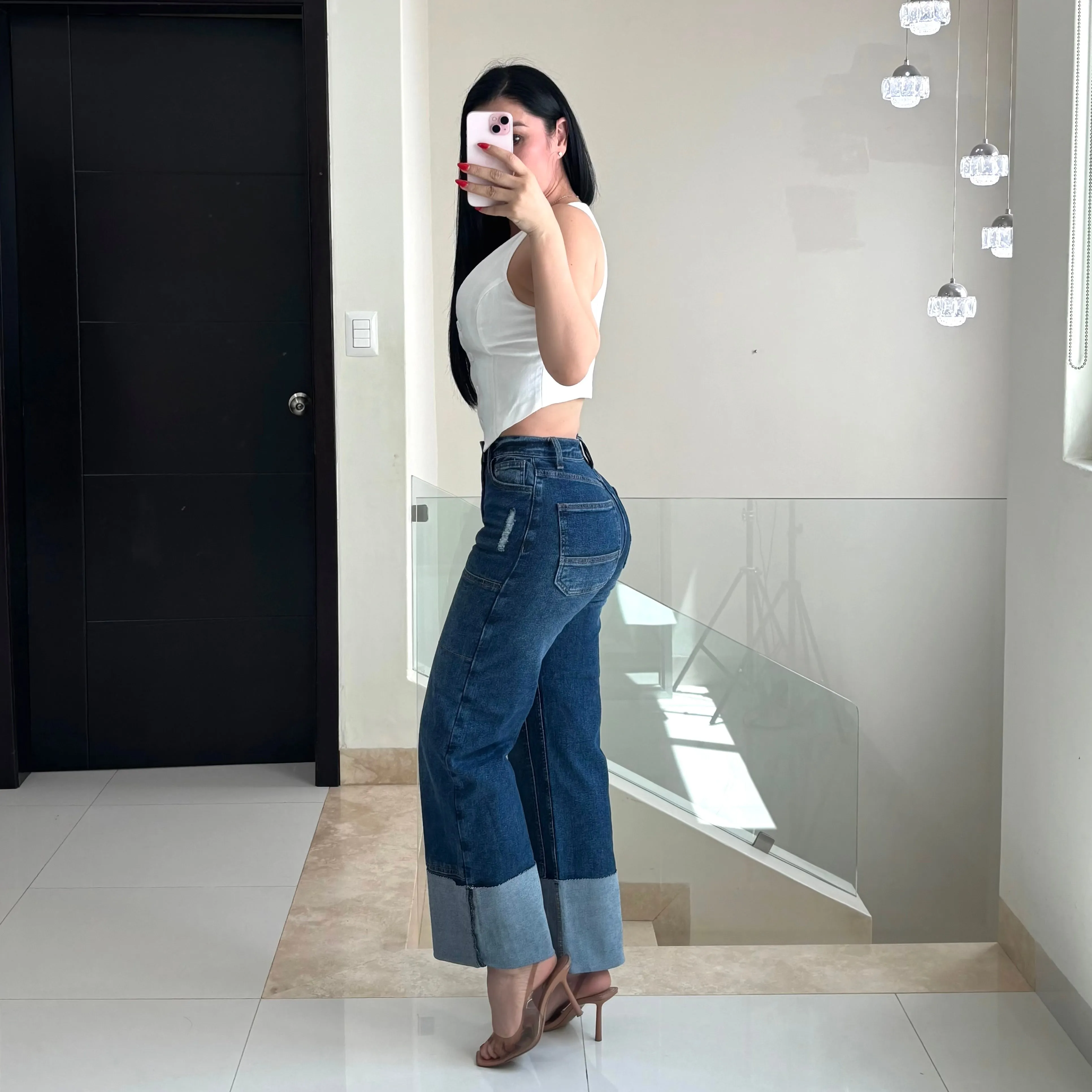 PANTALON MOM JEANS VIBRANT