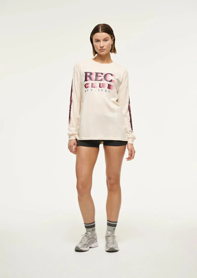 P.E Nation - Rally Long Sleeve Tee (Whisper White Cream)