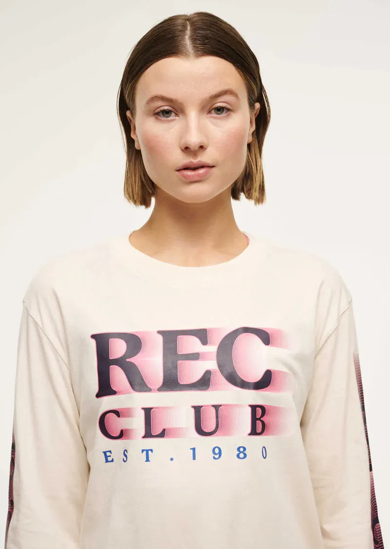 P.E Nation - Rally Long Sleeve Tee (Whisper White Cream)
