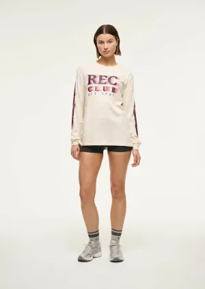 P.E Nation - Rally Long Sleeve Tee (Whisper White Cream)
