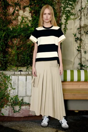 People Pleats-Er Skirt - beige