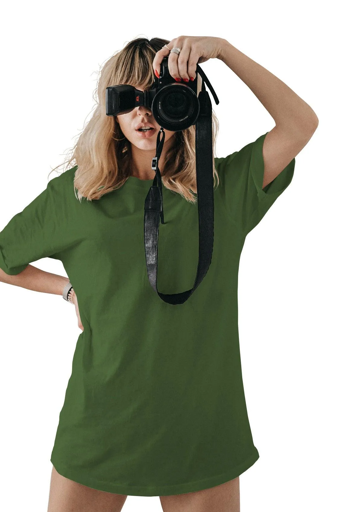 Perfect TShirt Co Womens Original Boyfriend T-Shirt - Leaf Green