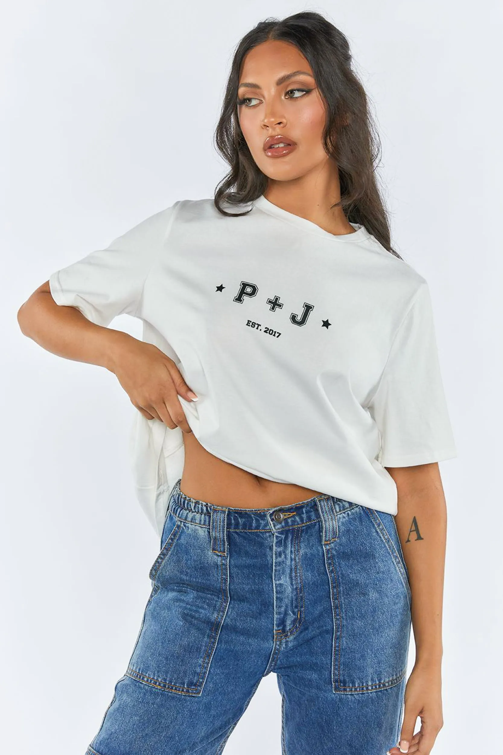PETA   JAIN - All Star Logo Tee - White
