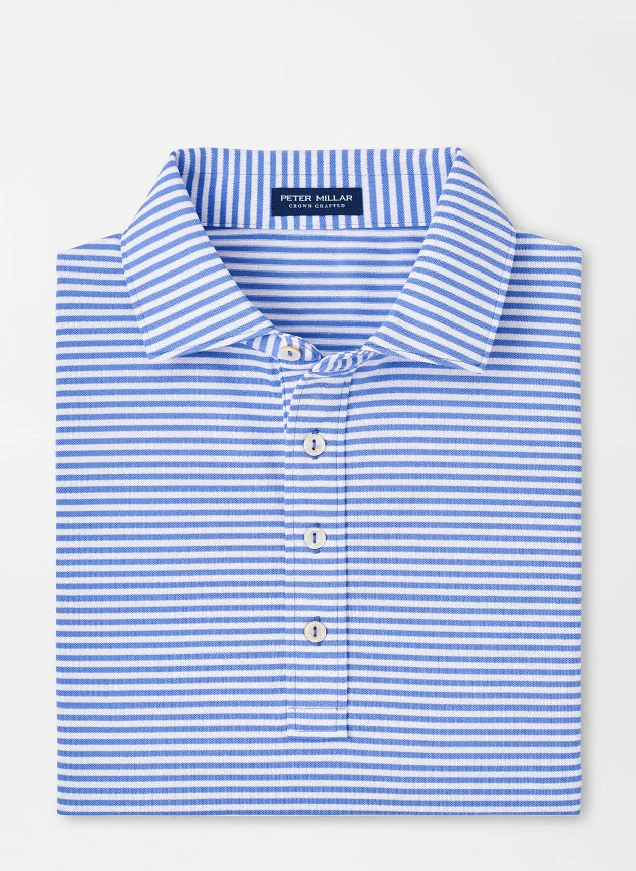 Peter Millar Mens Tailored Fit Mood Performance Mesh Polo - ELIXIR