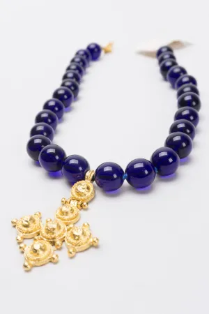 Petrine Cross Bead Necklace