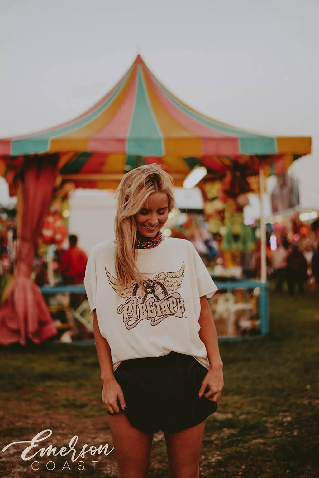 Pi Beta Phi Retro Wings Tee
