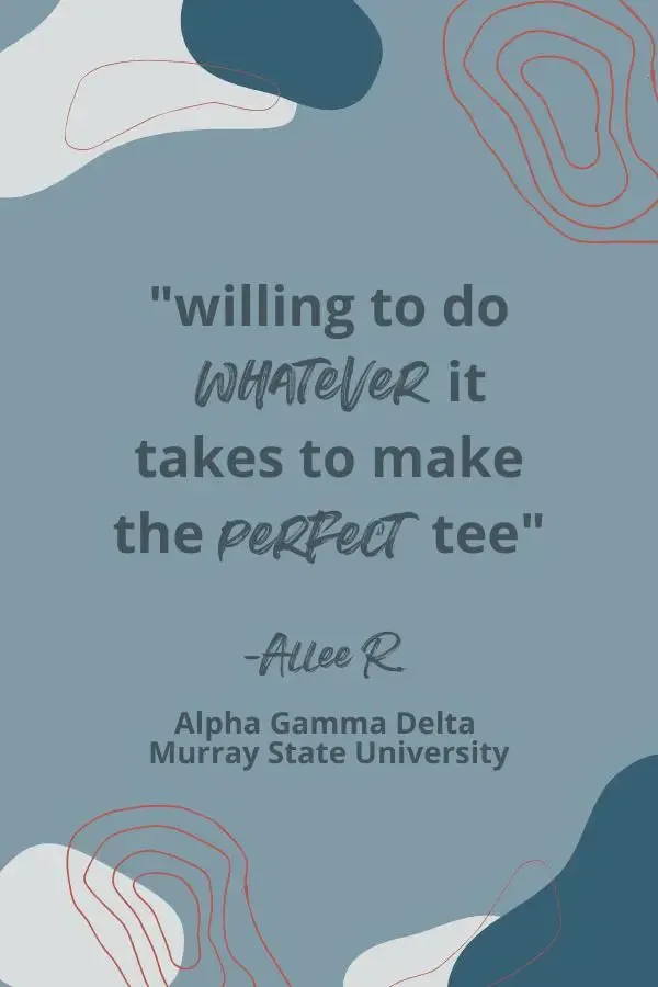 Pi Phi Quote PR T-shirt